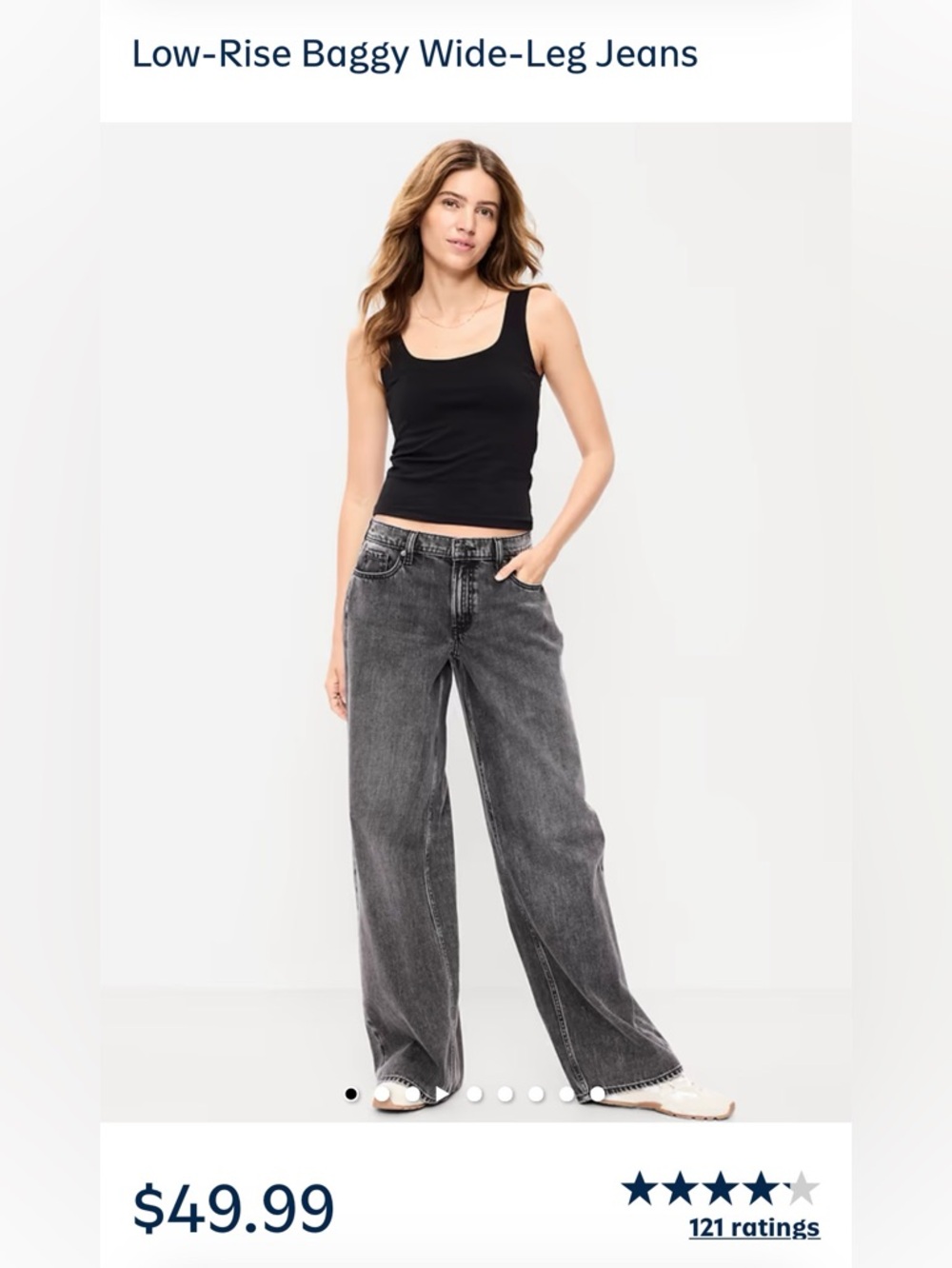 Low-Rise Baggy Wide-Leg Jeans